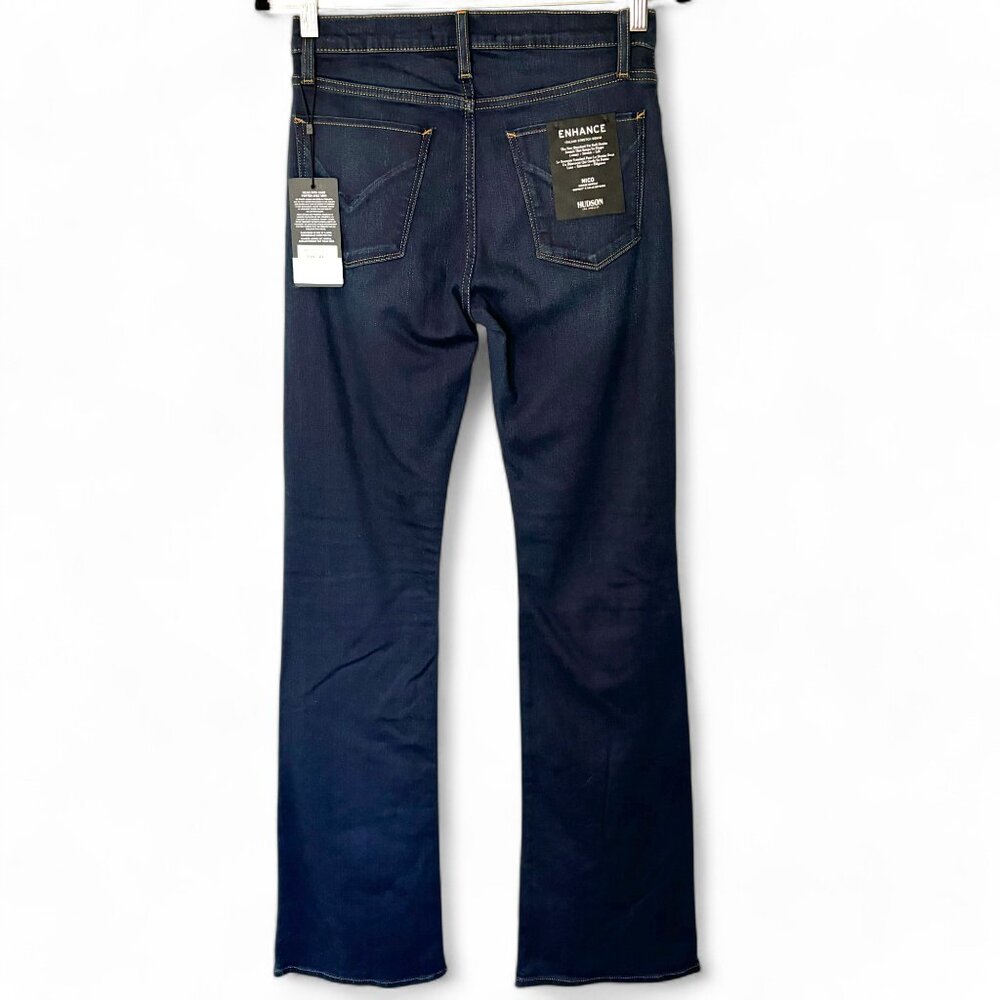 NWT! Hudson ‘Nico Midrise Bootcut’ Dark Wash Jeans - Picture 6 of 11